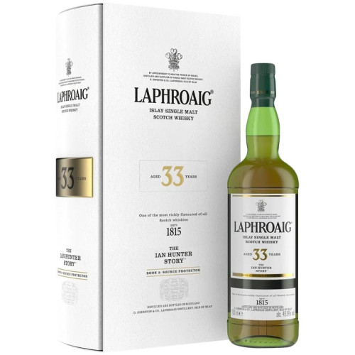 Buy Laphroaig The Ian Hunter Story 'Book 3 Source Protector' 33 Year Old Single Malt Scotch Whisky Online