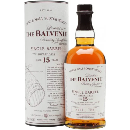 Buy Balvenie 15 Year Old Single Barrel Sherry Cask Single Malt Scotch Whisky Online